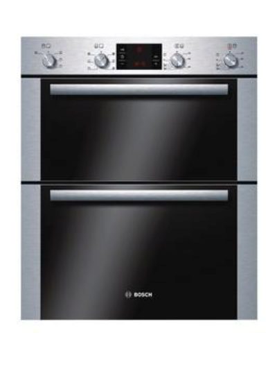 Bosch Hbn43B250B Classixx 60Cm Built Under Electric Double Oven - Brushed Steel